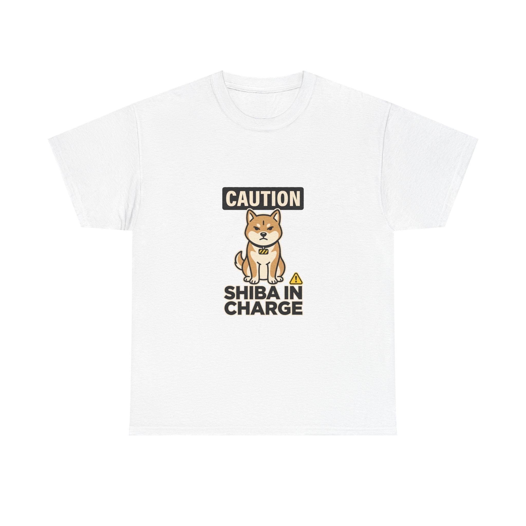 Caution Shiba In Charge — Funny Shiba Inu Dog Lover Tee | Petsy Square