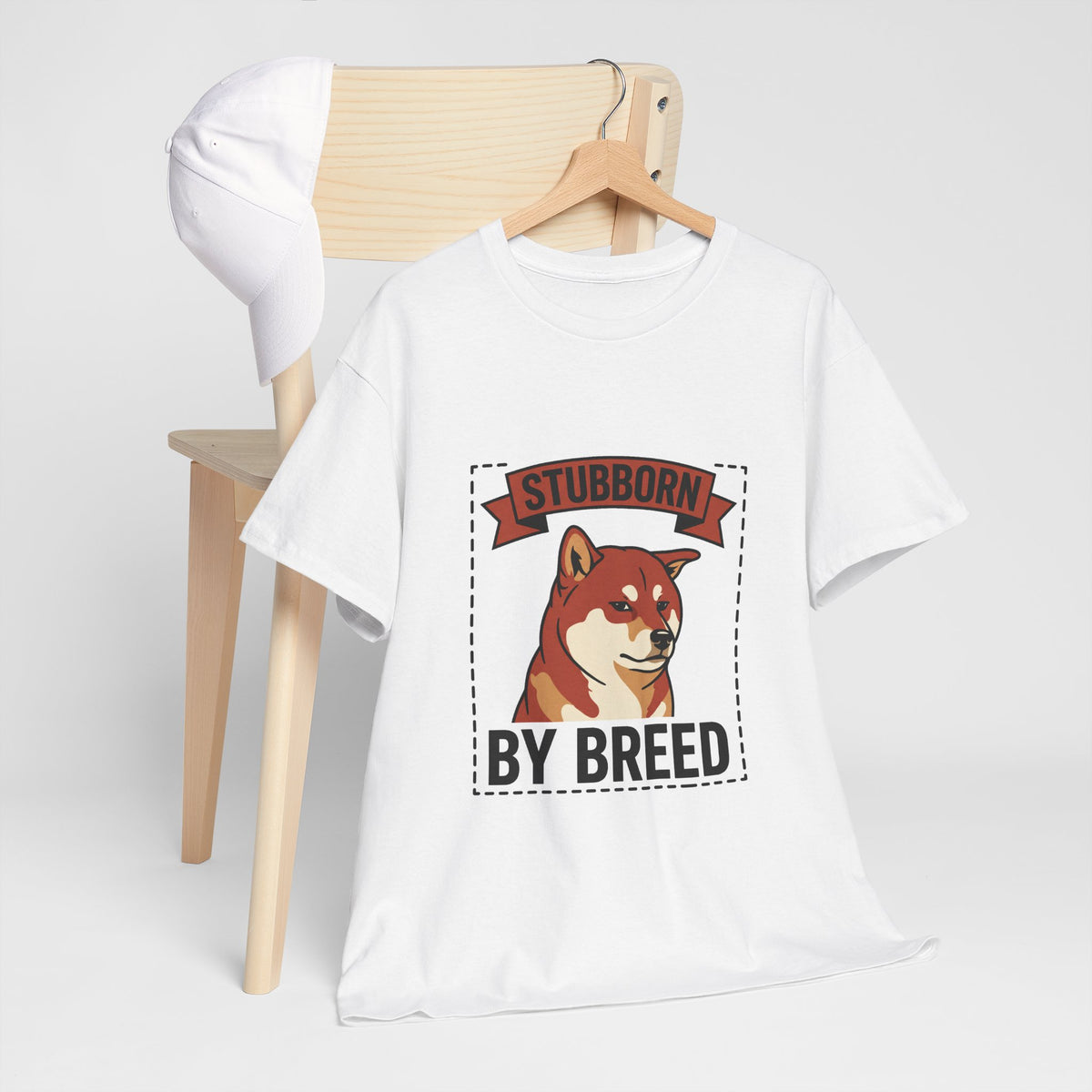 Stubborn By Breed — Funny Shiba Inu Tee | Petsy Square