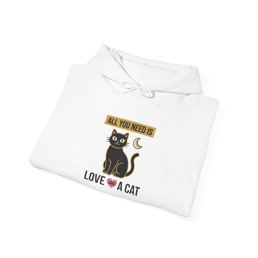 All You Need Is Love And A Cat — Cozy Cat Lover Hoodie | Petsy Square