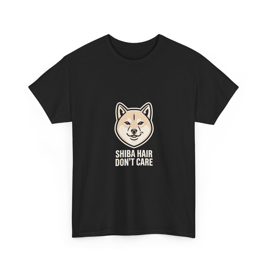 Shiba Hair Don't Care — Sassy Fluffy Shiba Inu Tee | Petsy Square