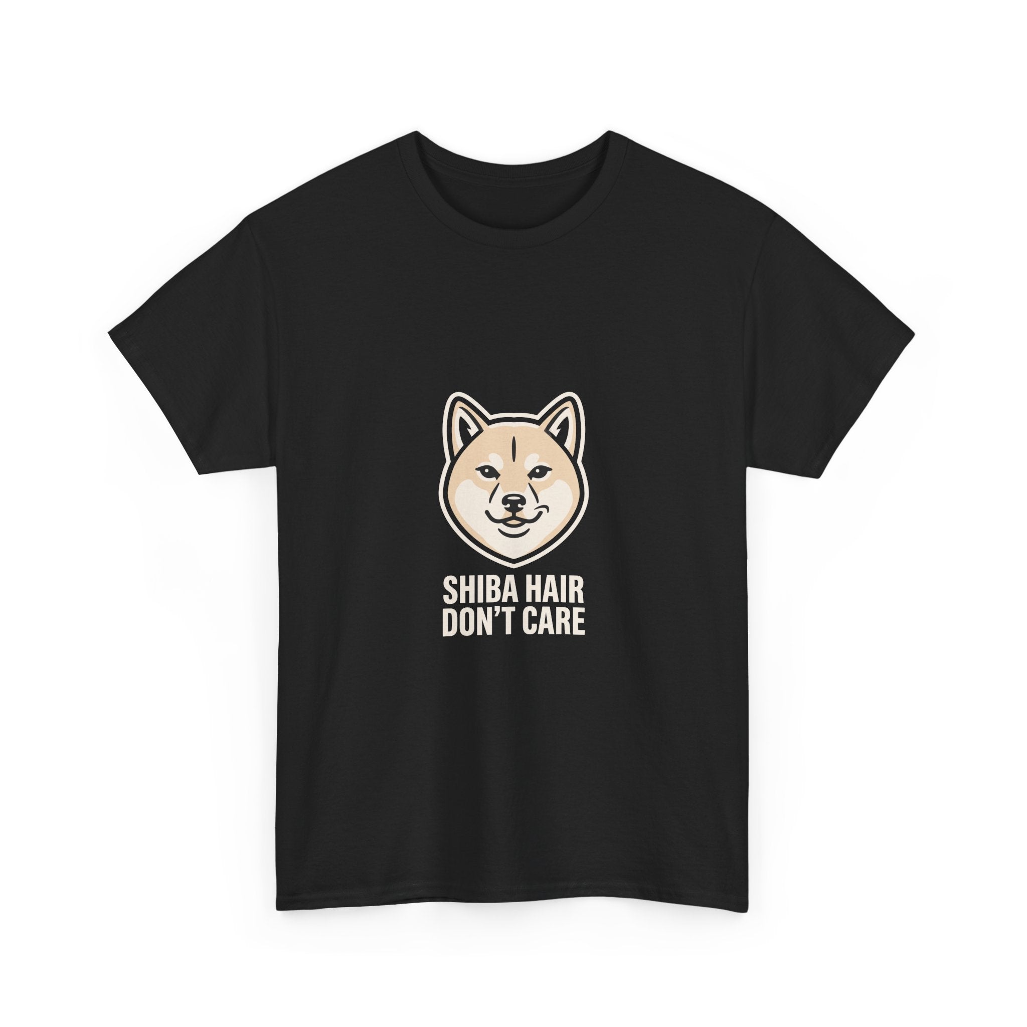 Shiba Hair Don't Care — Sassy Fluffy Shiba Inu Tee | Petsy Square