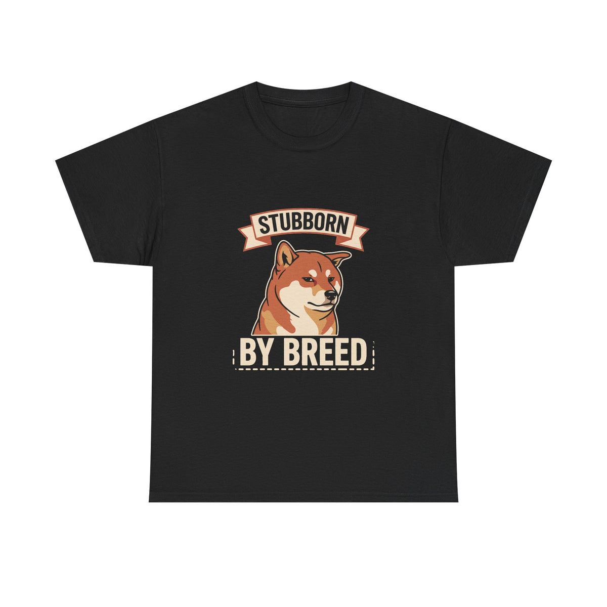 Stubborn By Breed — Funny Shiba Inu Tee | Petsy Square