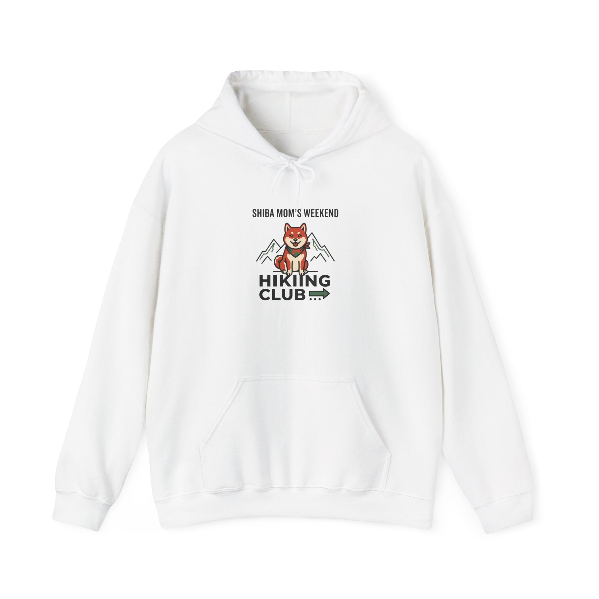 Shiba Mom's Weekend Hiking Club — Cozy Shiba Inu Hoodie | Petsy Square