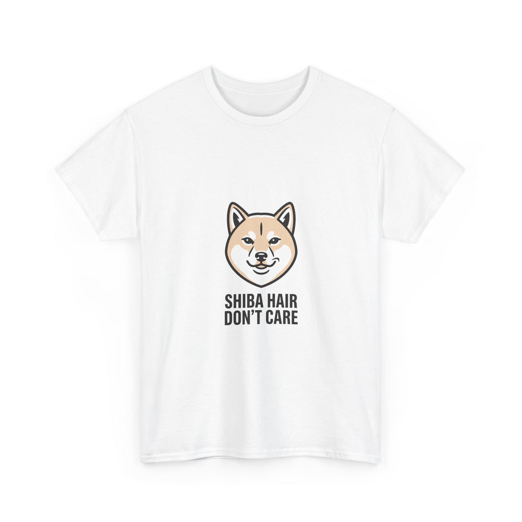 Shiba Hair Don't Care — Sassy Fluffy Shiba Inu Tee | Petsy Square