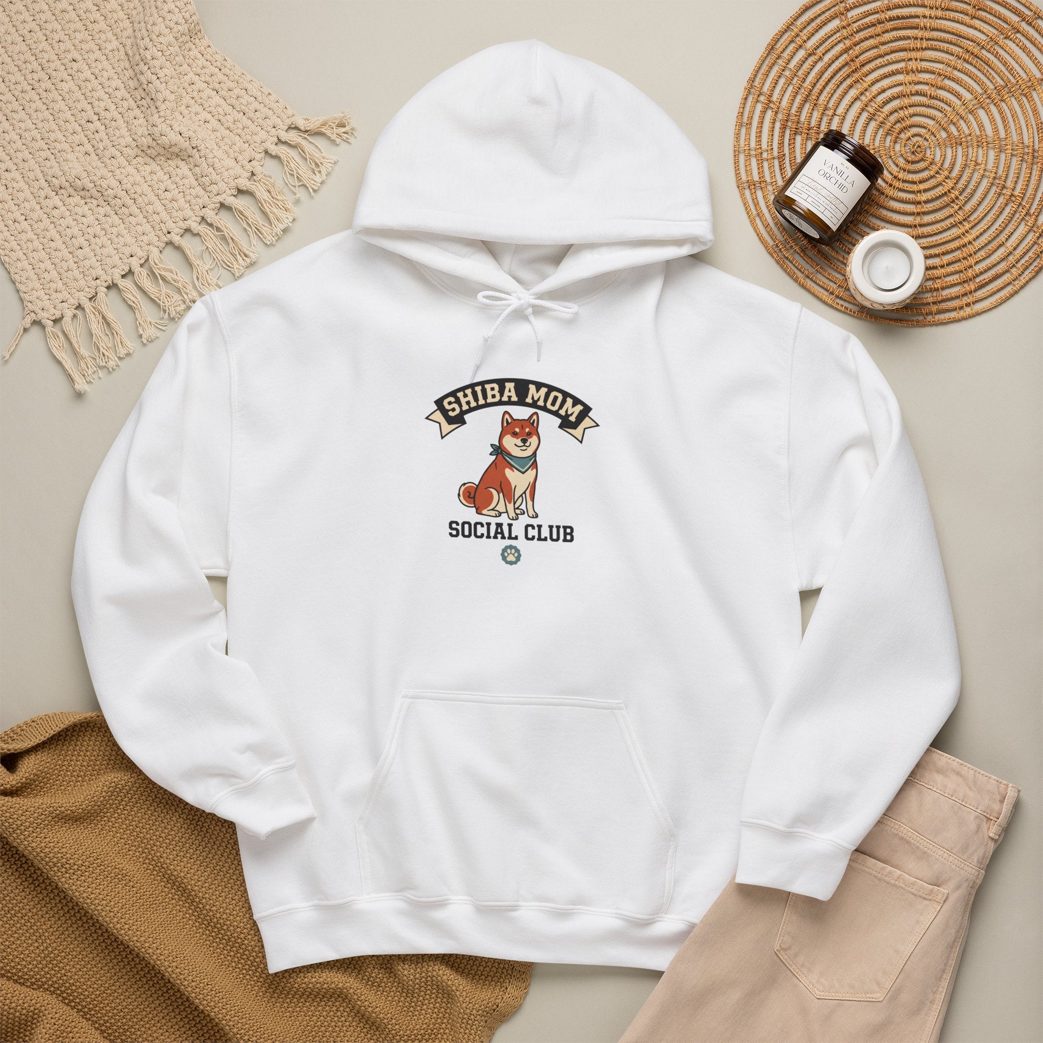 Shiba Mom Social Club — Cozy Shiba Inu Dog Mom Hoodie | Petsy Square