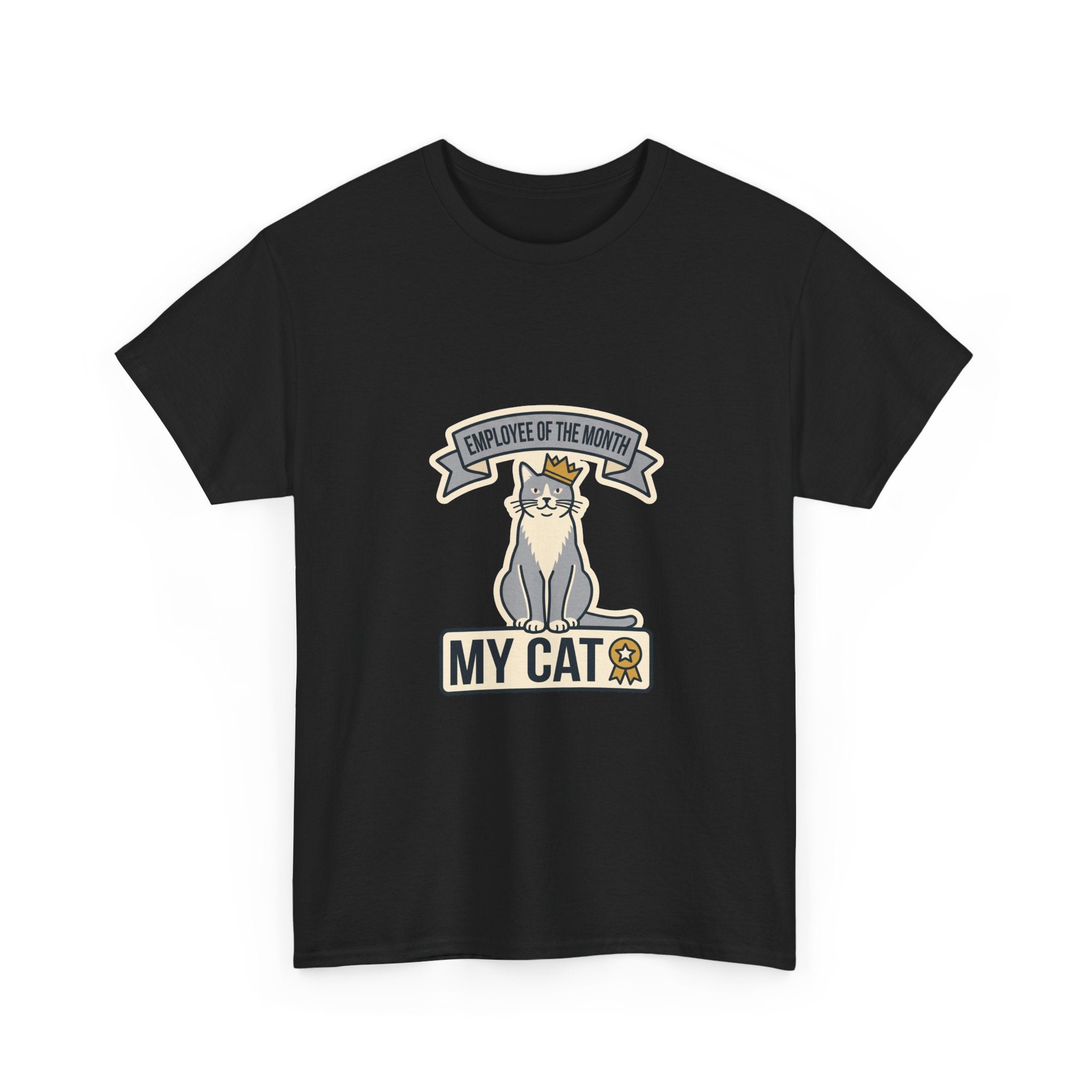 Employee Of The Month: My Cat — Funny Cat Tee | Petsy Square