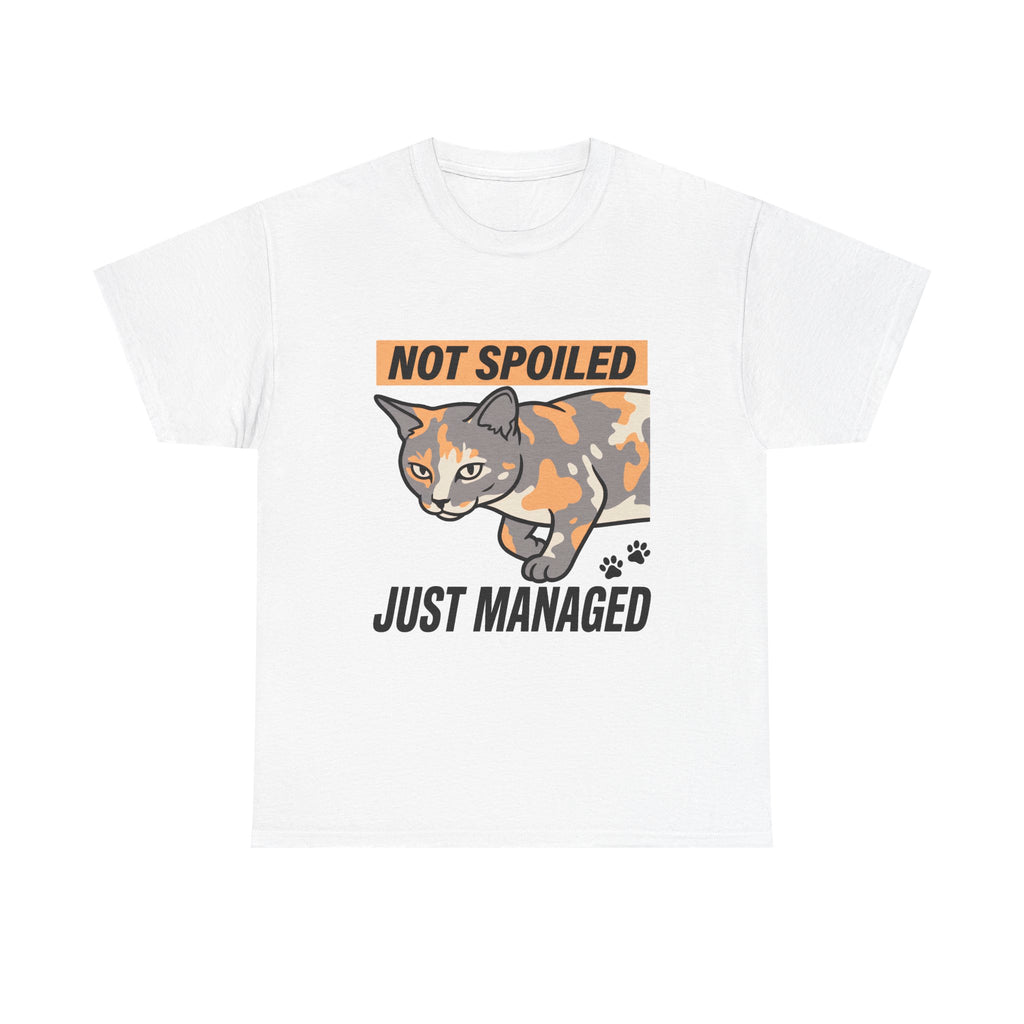 Not Spoiled Just Managed — Funny Cat Lover Tee | Petsy Square