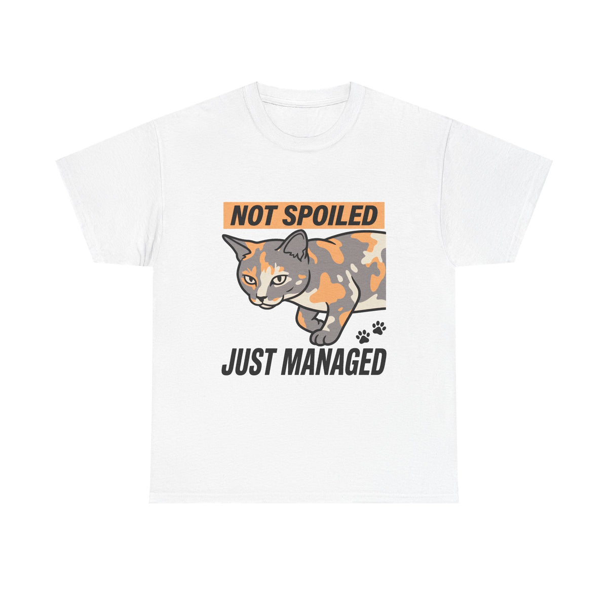 Not Spoiled Just Managed — Funny Cat Lover Tee | Petsy Square