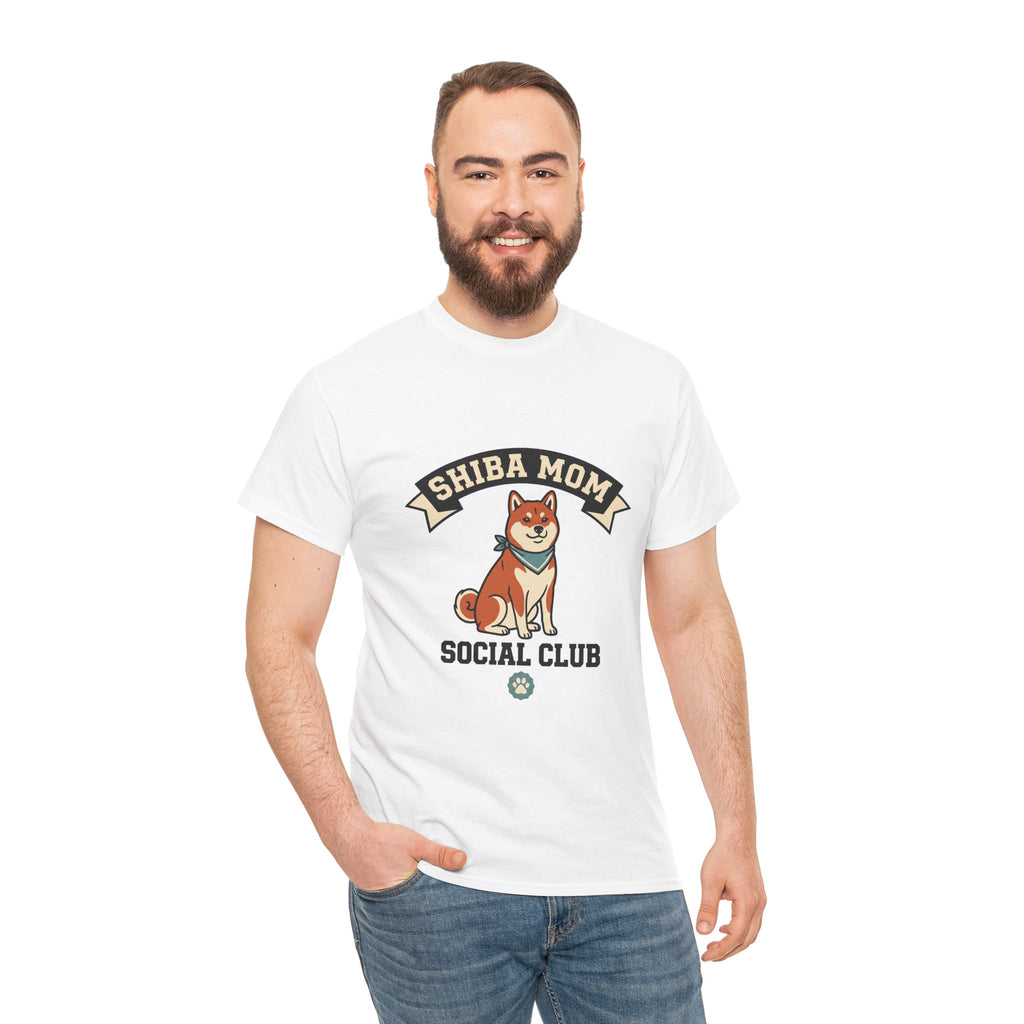 Shiba Mom Social Club — Funny Shiba Inu Dog Mom Tee | Petsy Square