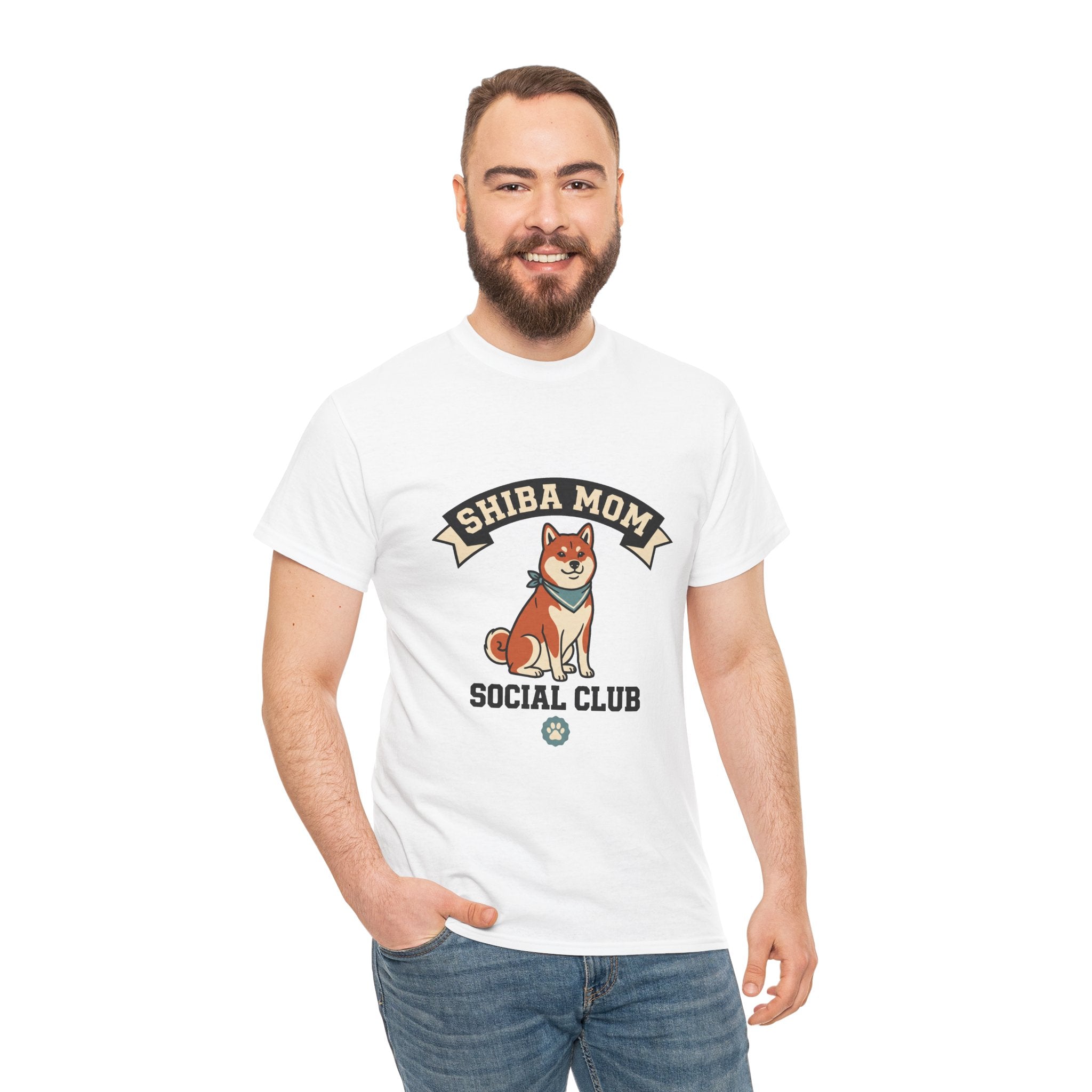 Shiba Mom Social Club — Funny Shiba Inu Dog Mom Tee | Petsy Square