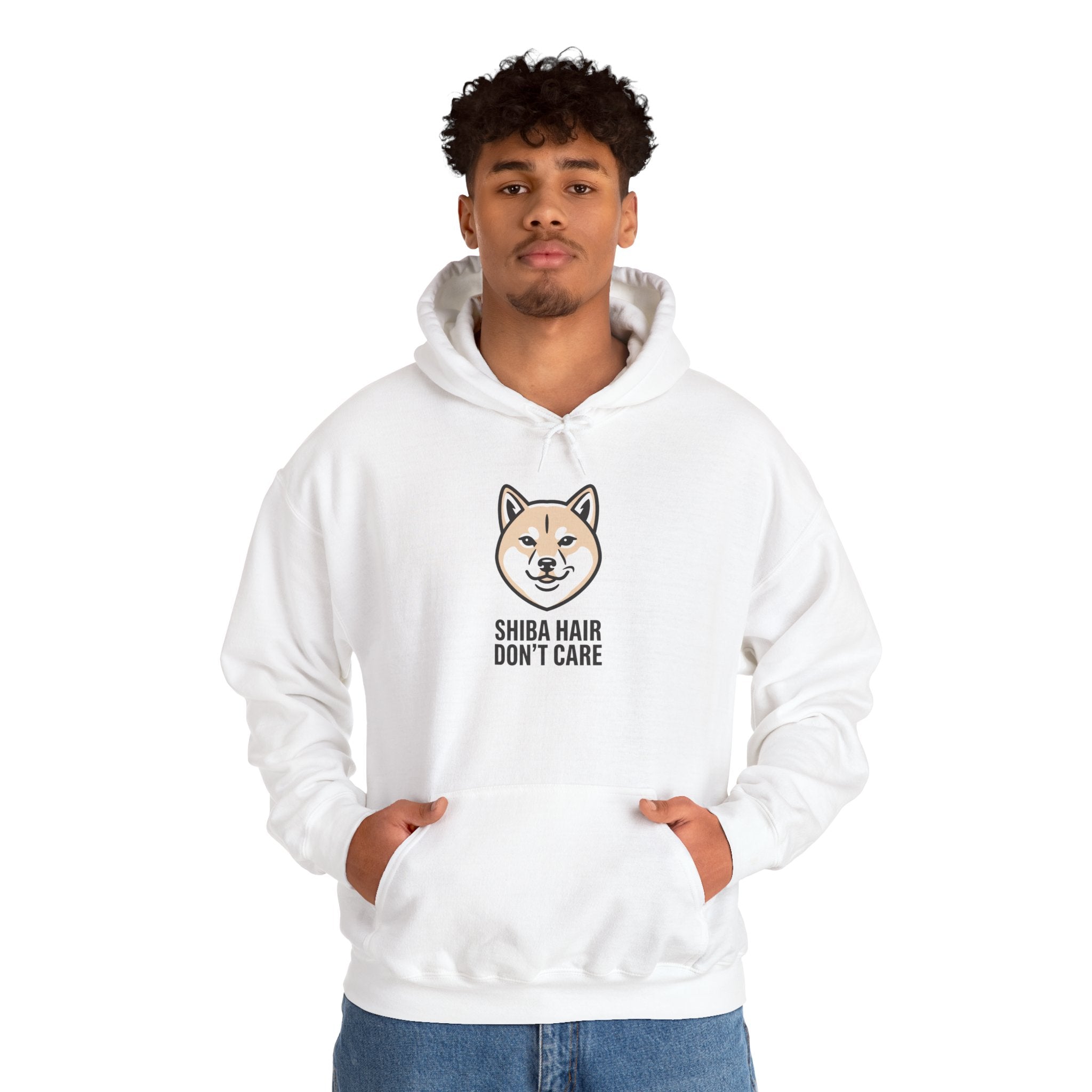 Shiba Hair Don't Care — Sassy Fluffy Shiba Hoodie | Petsy Square