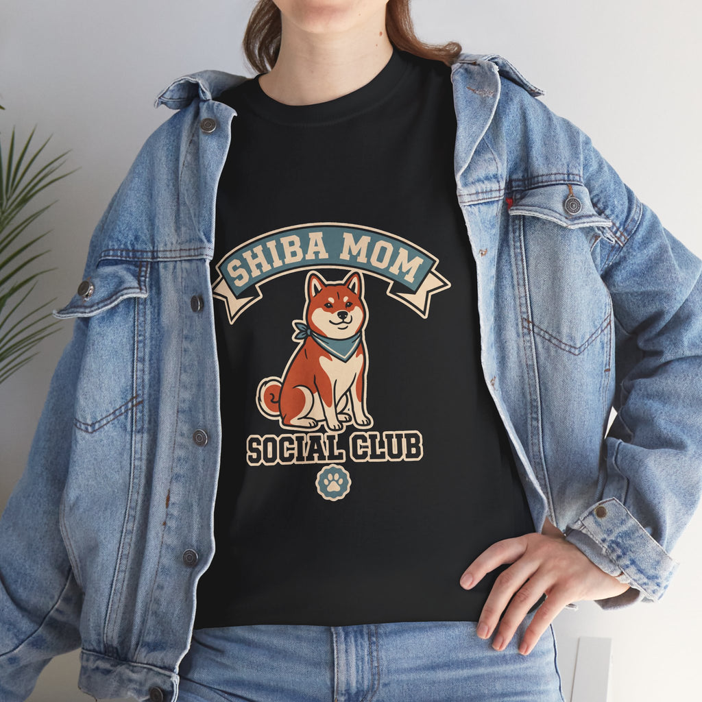 Shiba Mom Social Club — Funny Shiba Inu Dog Mom Tee | Petsy Square