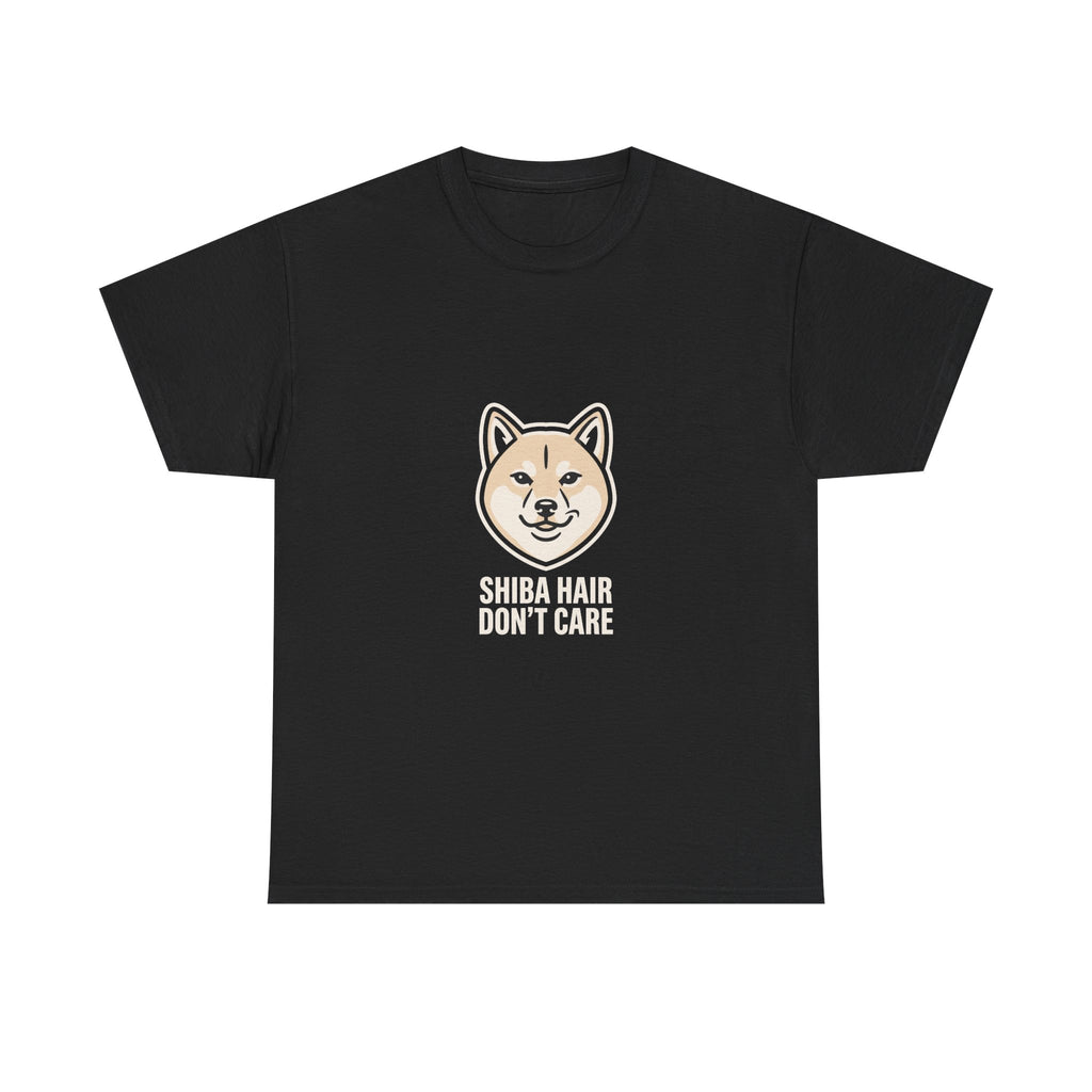 Shiba Hair Don't Care — Sassy Fluffy Shiba Inu Tee | Petsy Square