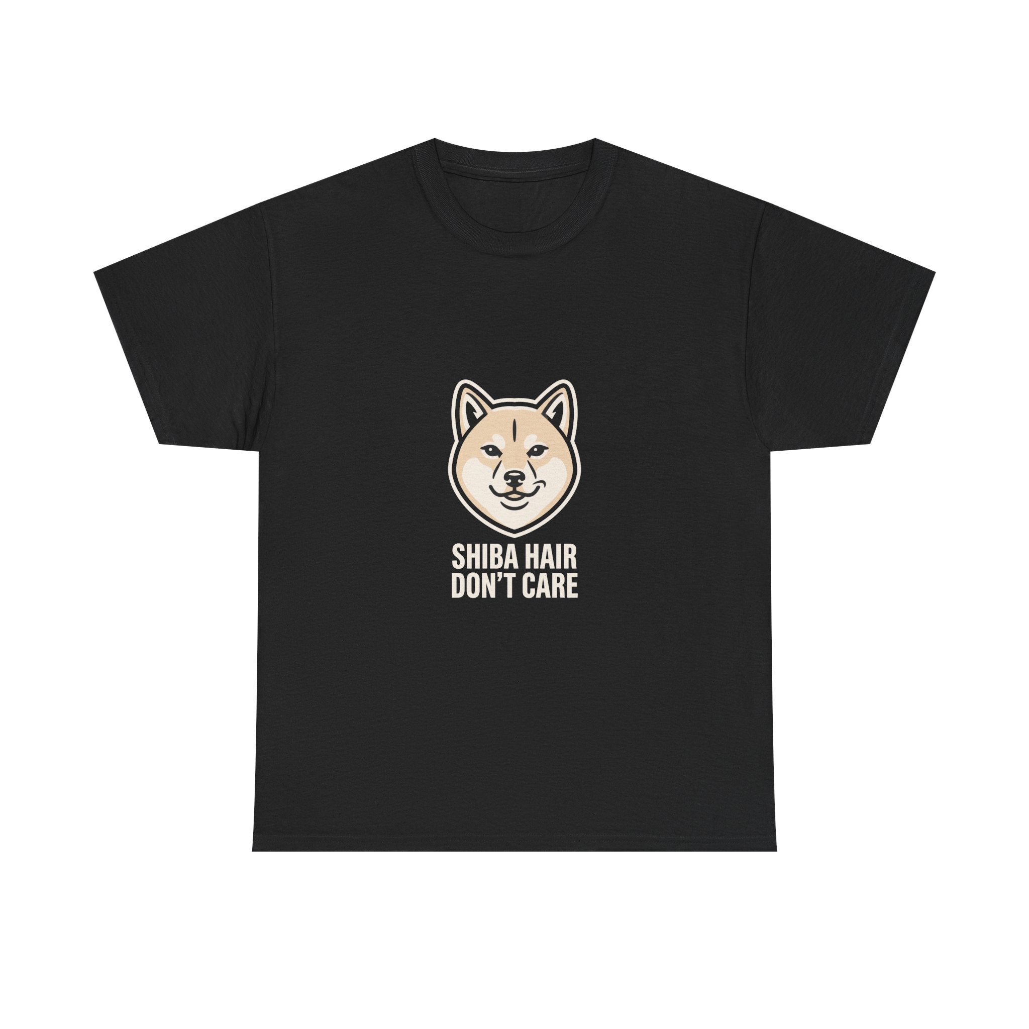 Shiba Hair Don't Care — Sassy Fluffy Shiba Inu Tee | Petsy Square