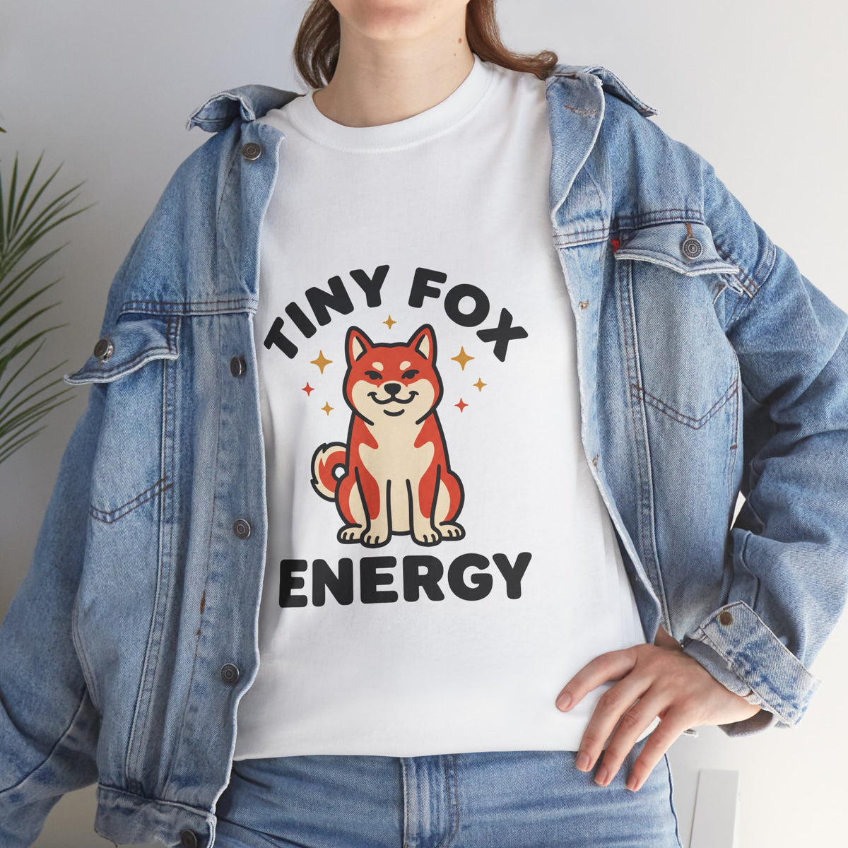 Tiny Fox Energy — Funny Shiba Inu Tee | Petsy Square