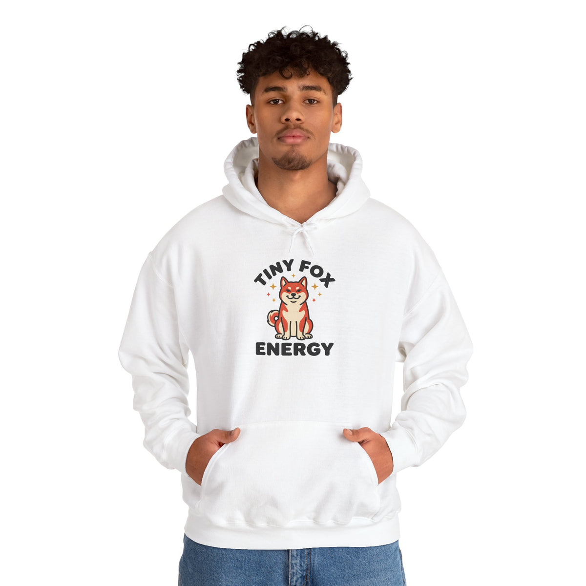 Tiny Fox Energy — Cozy Shiba Inu Hoodie | Petsy Square