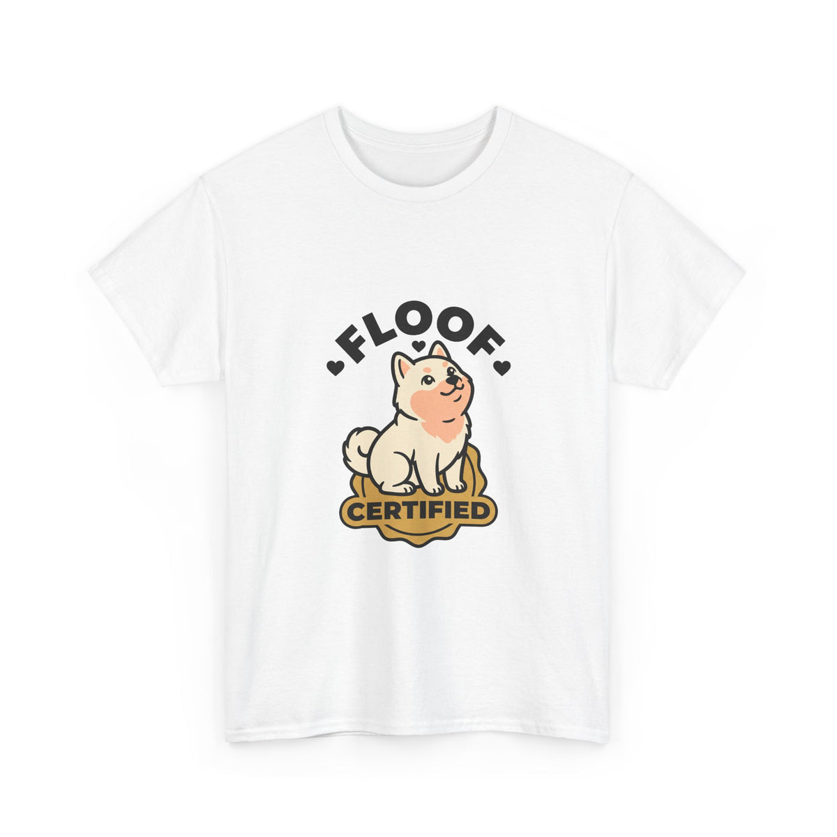 Floof Certified — Cute Cream Shiba Inu Tee | Petsy Square