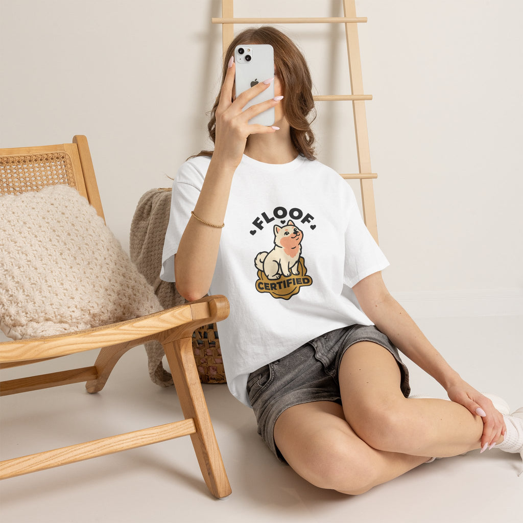 Floof Certified — Cute Cream Shiba Inu Tee | Petsy Square