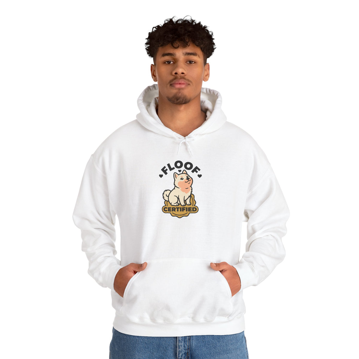 Floof Certified — Cozy Cream Shiba Inu Hoodie | Petsy Square