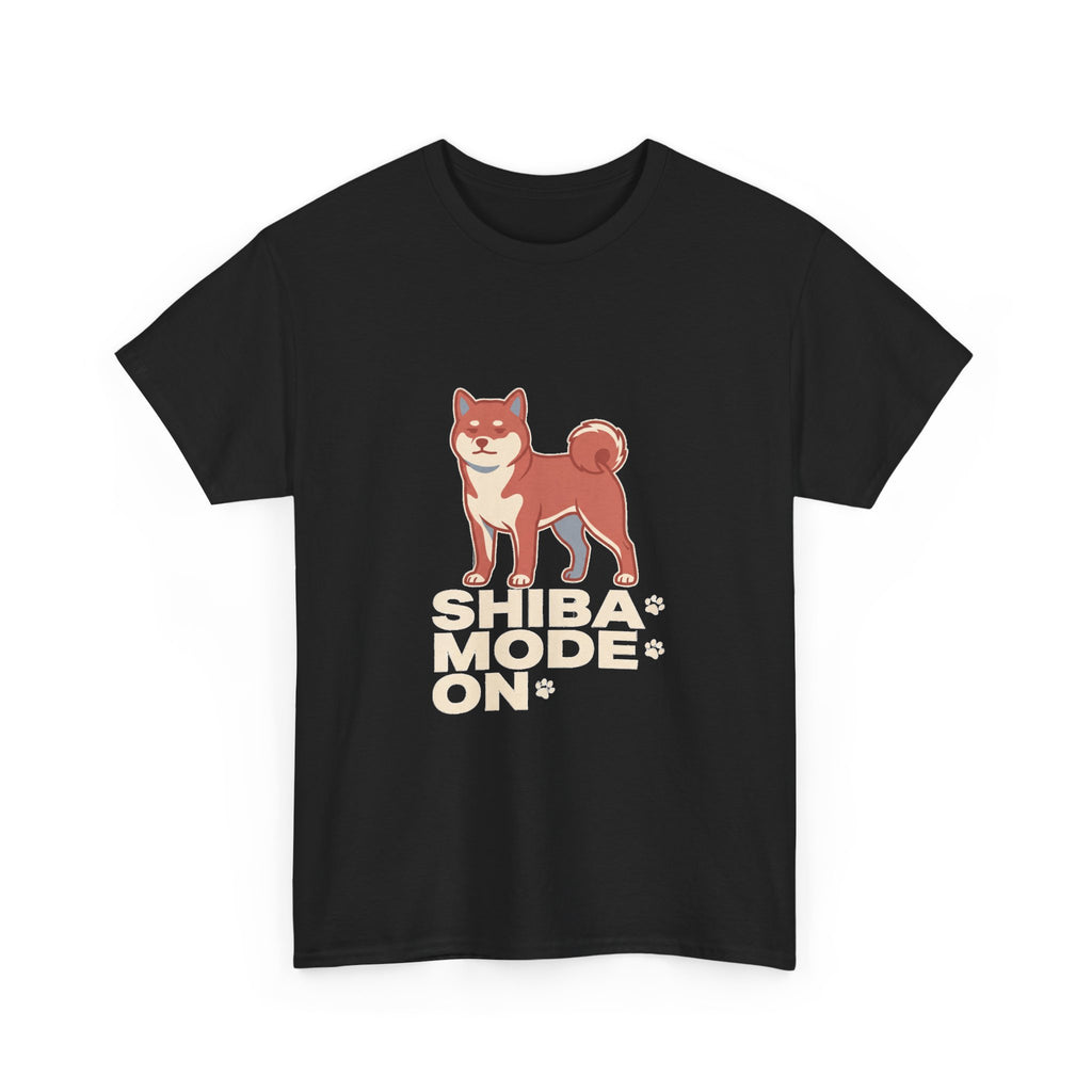 Shiba Mode On — Funny Shiba Inu Dog Tee | Petsy Square