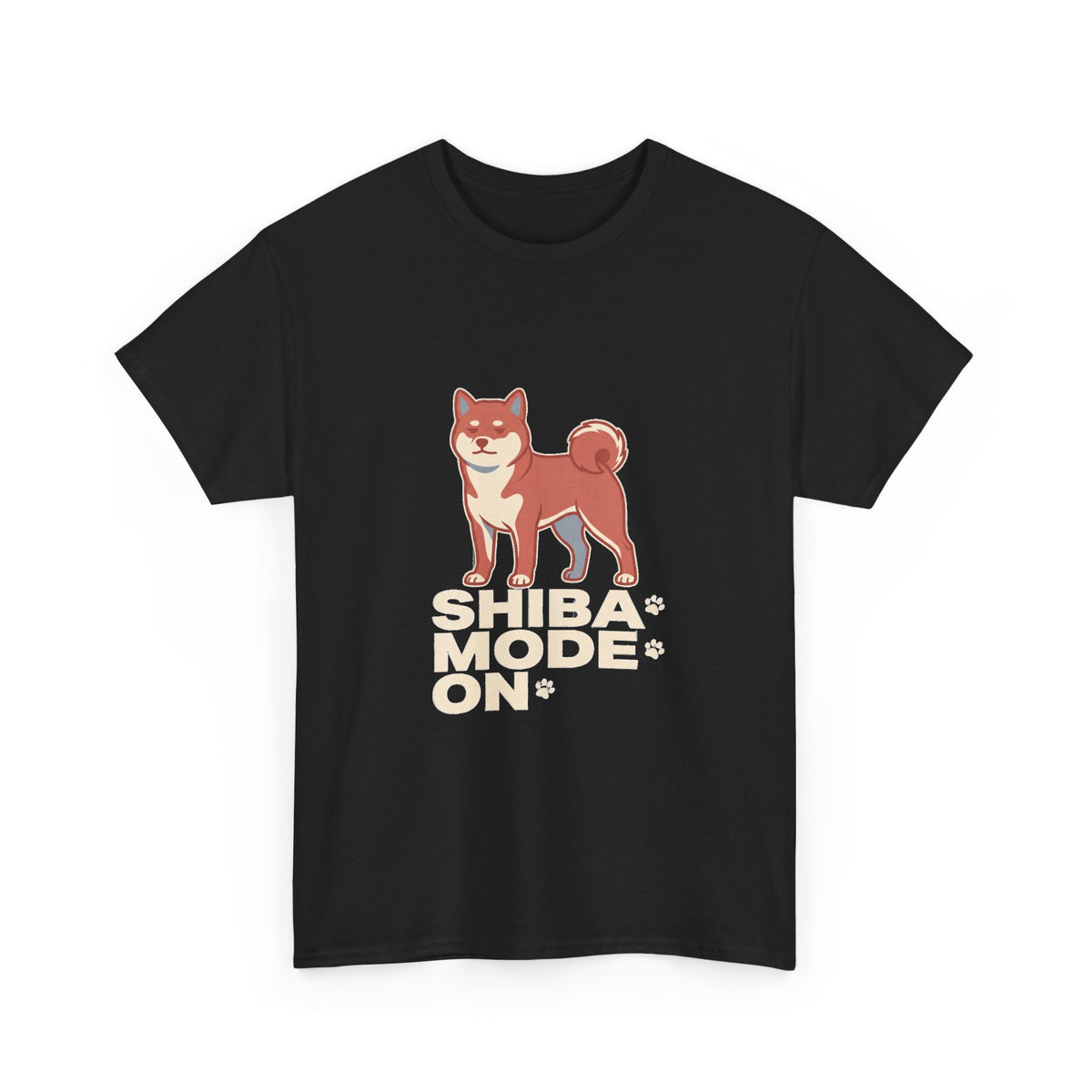 Shiba Mode On — Funny Shiba Inu Dog Tee | Petsy Square