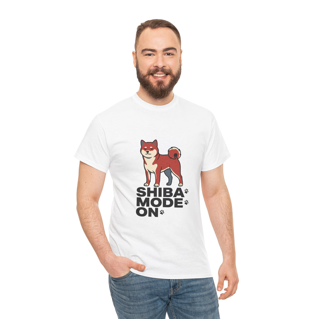 Shiba Mode On — Funny Shiba Inu Dog Tee | Petsy Square
