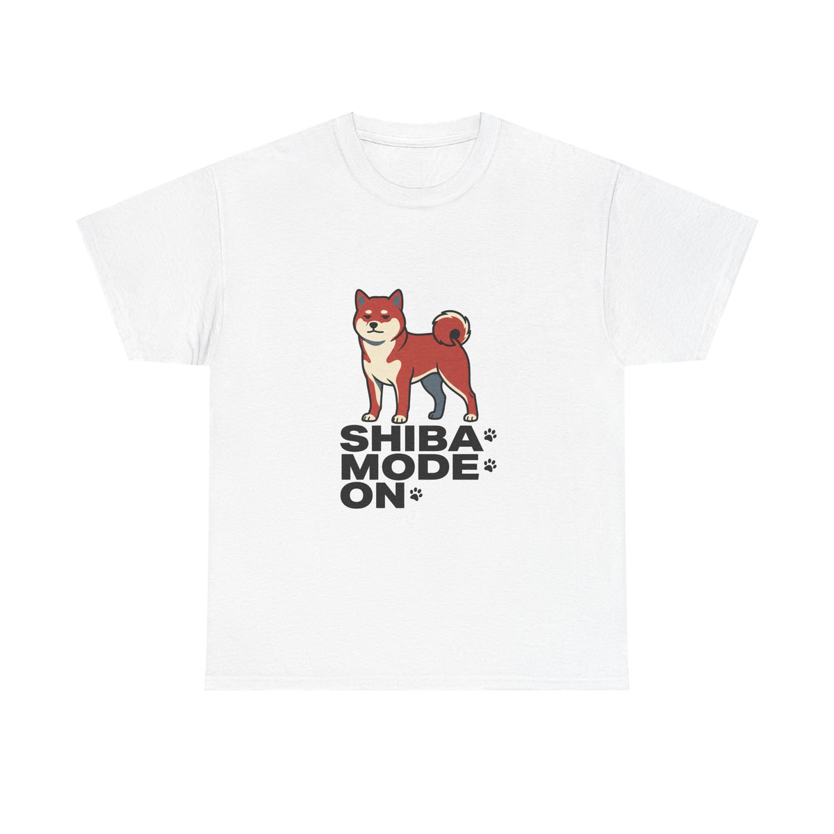 Shiba Mode On — Funny Shiba Inu Dog Tee | Petsy Square