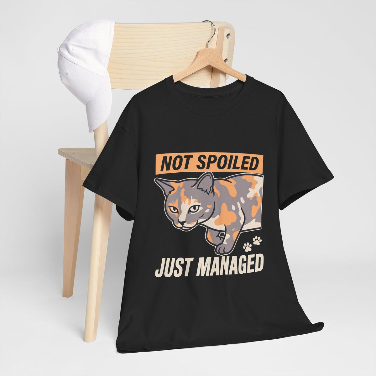 Not Spoiled Just Managed — Funny Cat Lover Tee | Petsy Square
