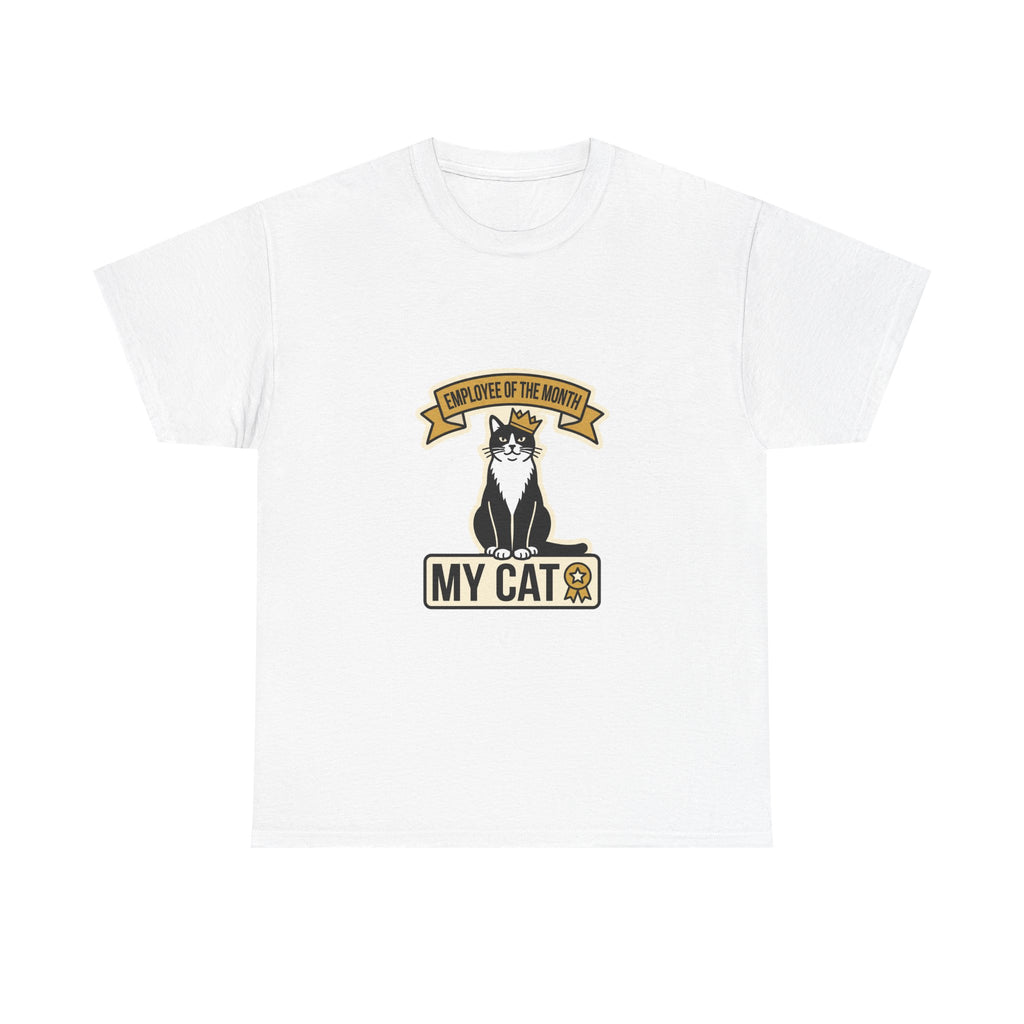 Employee Of The Month: My Cat — Funny Cat Tee | Petsy Square