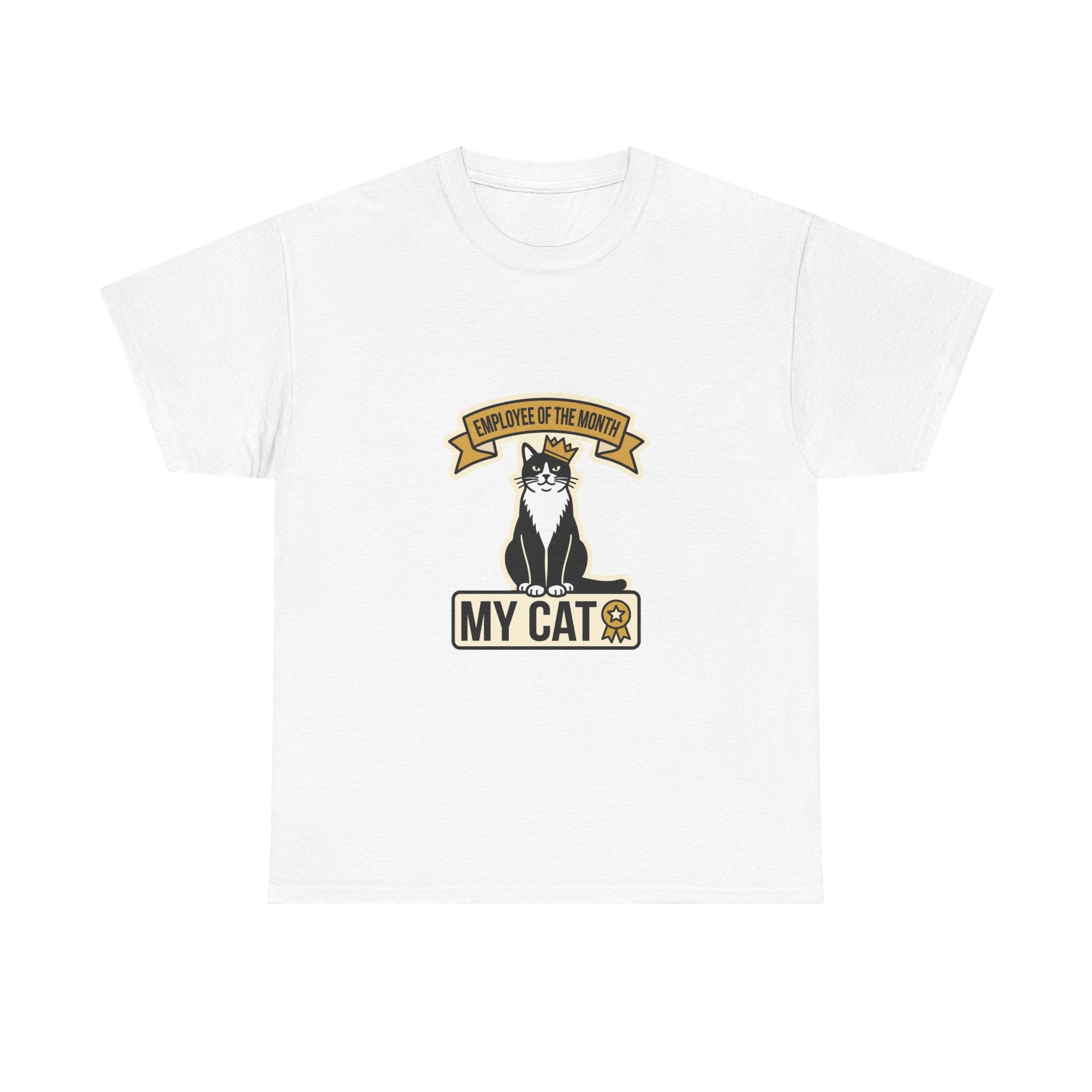 Employee Of The Month: My Cat — Funny Cat Tee | Petsy Square