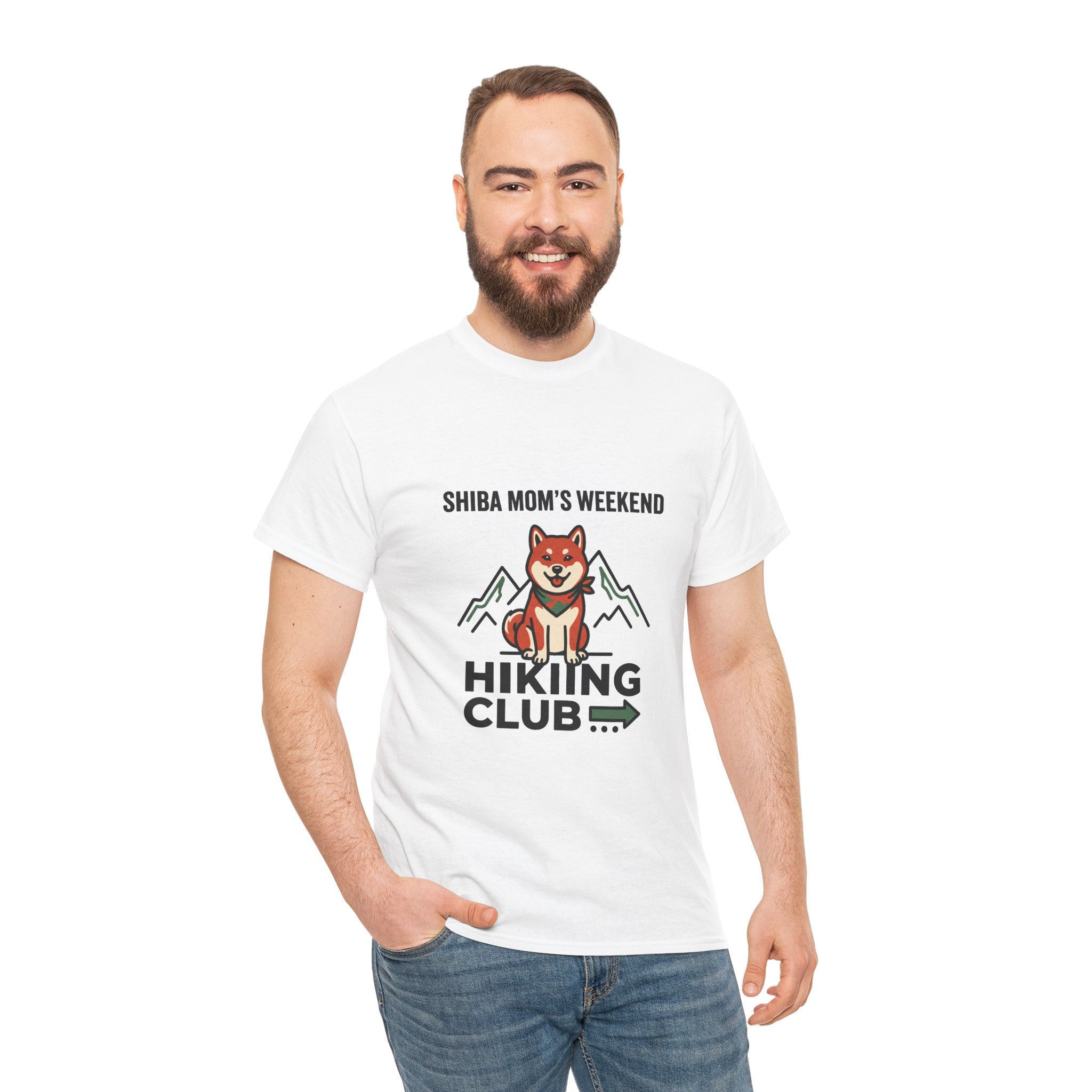 Shiba Mom's Weekend Hiking Club — Funny Shiba Inu Tee | Petsy Square