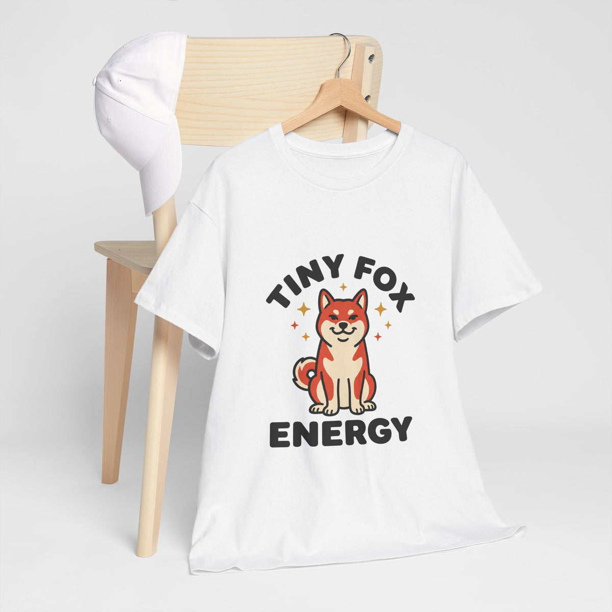 Tiny Fox Energy — Funny Shiba Inu Tee | Petsy Square