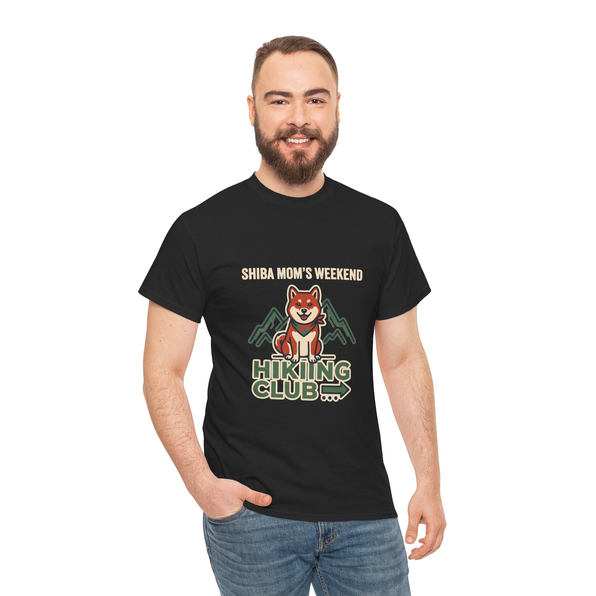 Shiba Mom's Weekend Hiking Club — Funny Shiba Inu Tee | Petsy Square